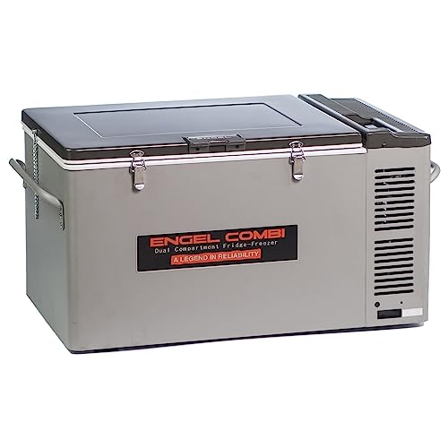 ENGEL MT60 Combination 26/34 Quart (60 Quart Total) Portable Top Opening 12/24V DC - 110/120V AC Fridge Freezer