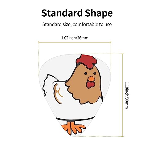 Médiator de guitare avec 12 médiators tendance et durables en forme d’animaux de la ferme dans une boîte pour ukulélé guitare électrique basse - Les Beatles, Paul McCartney, John Lennon, RIngo Starr, George Harrison Médiator de guitare avec 12 médiators tendance et durables en forme d'animaux de la ferme dans une boîte pour ukulélé guitare électrique basse – Image 5