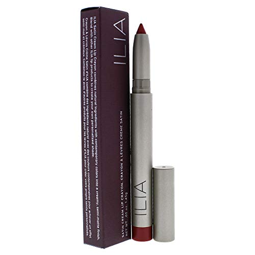 ILIA Beauty Satin Cream Lip Crayon Transmission for Women, 0.05 Ounce