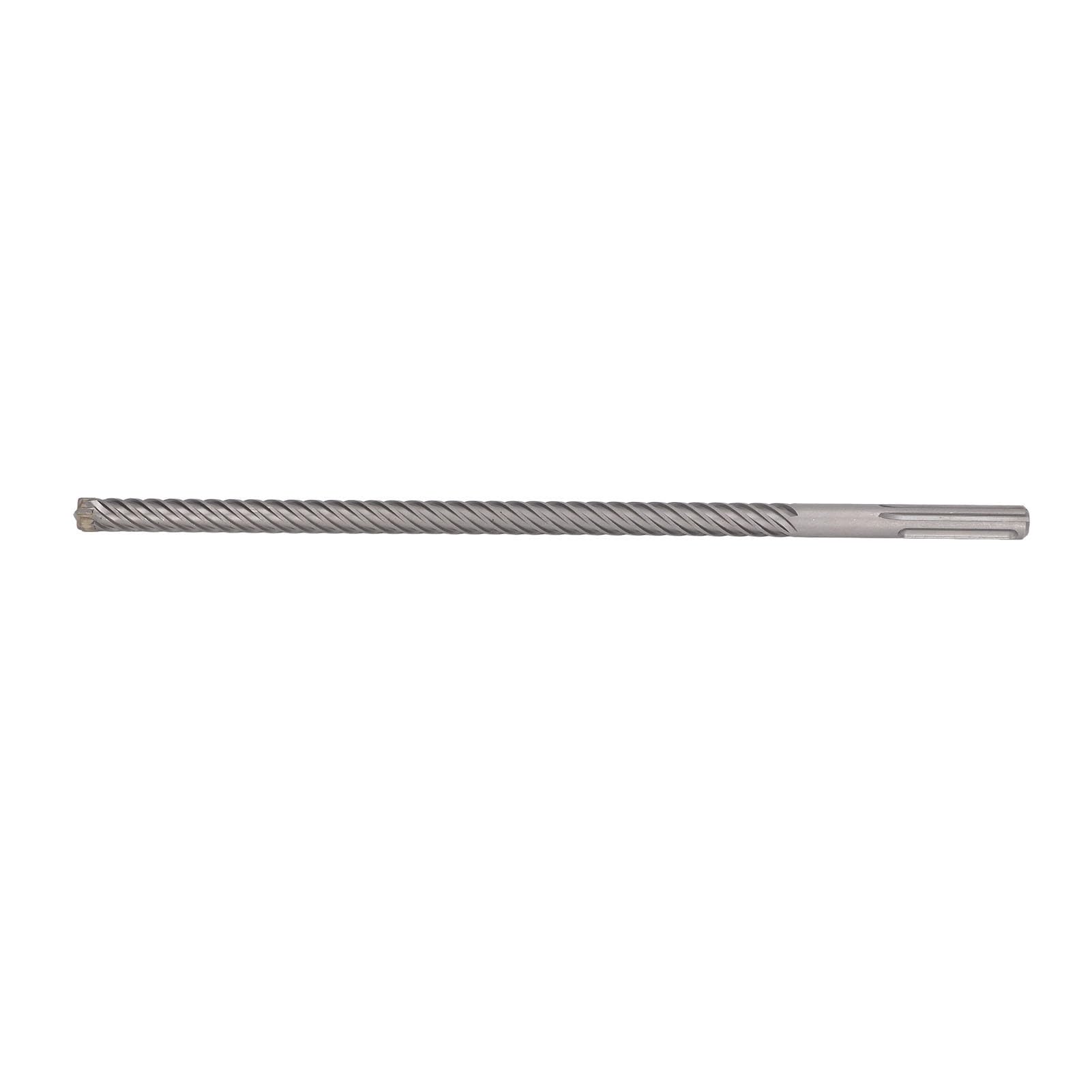 Broca para martillo perforador, broca con punta de carburo de impacto de 6 flautas para ladrillo, piedra y hormigón, duradera, resistente, 20mm, 500mm