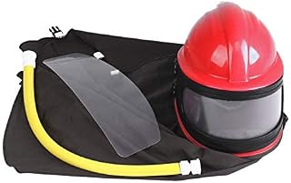 YaeTek Sandblast Helmet AIR Supplied Safety Sandblast Helmet with Shoulder Protective Sandblasting Hood Protector
