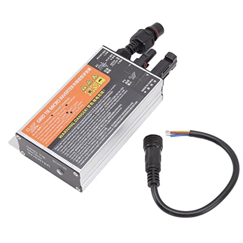 Haofy Microinversor Solar de Conexión a Red, 10A Microinversor de Conexión a Red Solar, Inversor de Onda Sinusoidal...