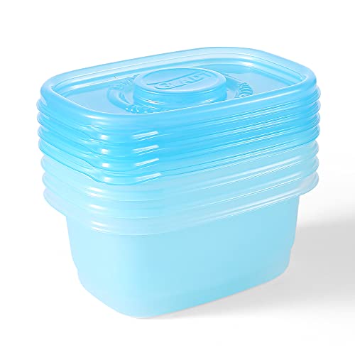 Glad Food Storage Containers - Glad FreezerWare Container - Small - 24 Ounce - 4 Containers - Thumbnail 3