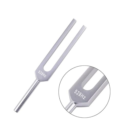 image for KAIGESZAD 528 Hz Tuning Fork with Reflex Hammer for Healing Chakra Set
