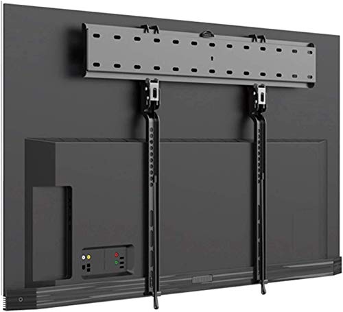 Feste TV-Wandhalterung, TV-Halterung für die meisten 43-80-Zoll-LED-, LCD-, OLED-, Plasma-Flach- und gebogenen Fernseher bis zu 40 kg, max. VESA 600 x