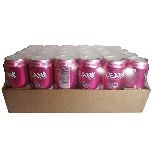Lean Slow Motion Potion Premium Relaxation Beverage 24 Cans (Easta Pink)