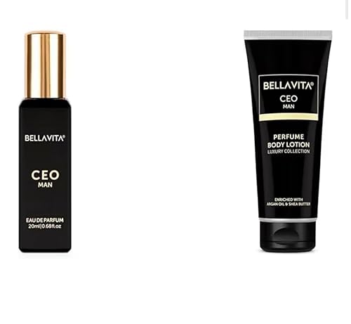 LUXE Bella Vita Luxury CEO MAN Eau De Parfum Intense CEO MEN Loción de perfume corporal para nutrir hidratante, suave, flexible y saludable con
