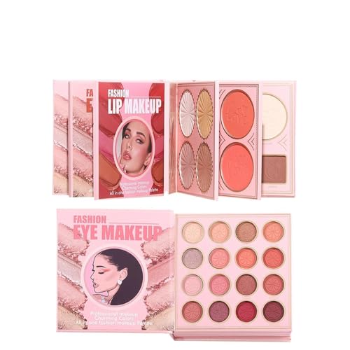 Palette maquillage poudre fine fards estompables et illuminateurs soyeux