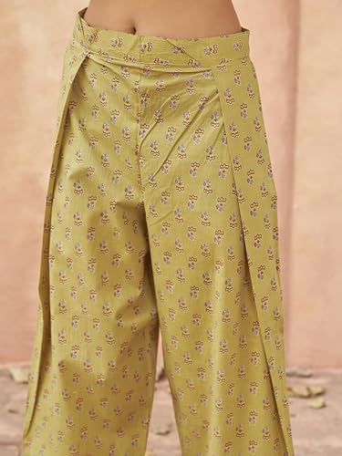 Image of Womanista Women Printed Cotton Kurta Set for Woman | Jaipur Coord Set | Farshi Salwar Suit