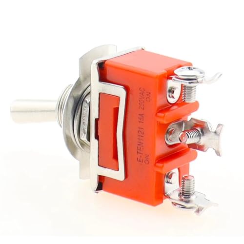 Interruptor de palanca E-TEN1121 de 3 pines SPDT G110 ON-ON de 15A 250V para control eléctrico 5