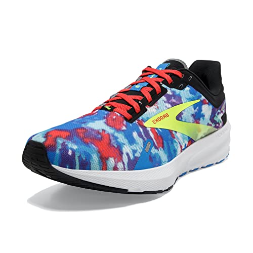 Brooks Men’s Launch 9 Neutral Running Shoe - Black/Blue/Nightlife - 9