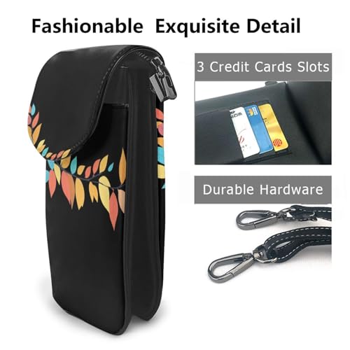 Sac à main pour téléphone portable compact protège smartphone cuir