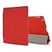 Besdata PT25_26 Ultra Thin Magnetic Smart Cover for iPad 2, iPad 3 and iPad 4 with Screen Protector, Cleaning Cloth and Stylus - Red