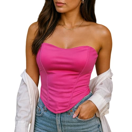 Image of Y2K Overbust Corset Top | Adjustable Zipper & Fishbone Boning | Clubwear Dates Lingerie