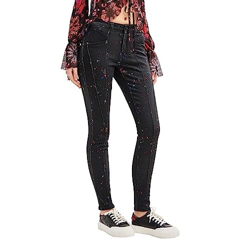 Desigual Women's Skinny Fit Denim Jeans Cover