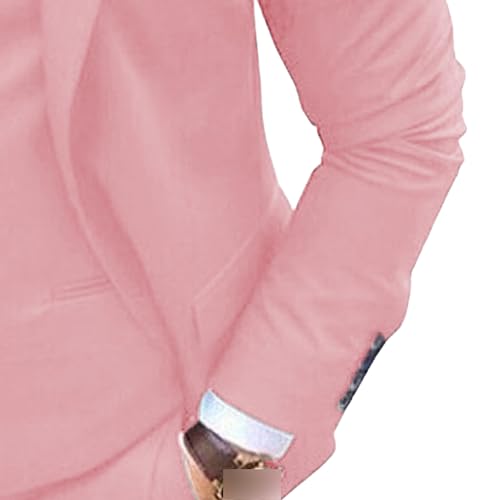 Mens Slim Herringbone Peak Lapel Suit Formal Dinner Casual Wedding Tuxedo Business Party Blazer Set3