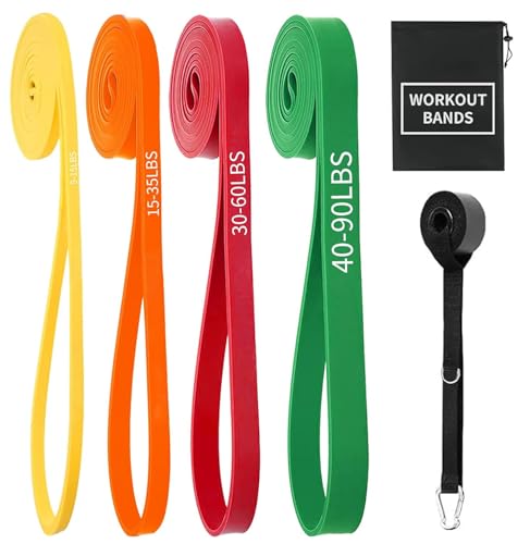 Bandes de traction élastiques musculation et kit de bandes de résistance pour le sport