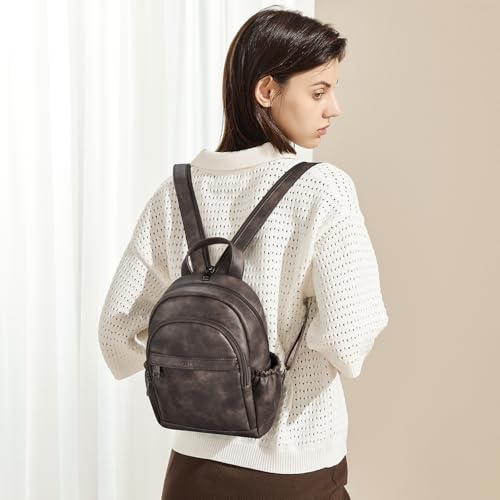 Image of CLUCI Sling Bag for Women Leather Women's Backpack Small Convertible Backpack Purse Crossbody Bag for Travel