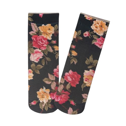 Stylish Flower Animal Patterned Short Ankle Socks For Women 
