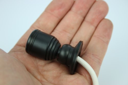 Micro Pivoting LED Spotlight - 1 Watt High Power LED Lamp - Tiny Size, Cool White LED, 12 to 28VDC - Thumbnail 5