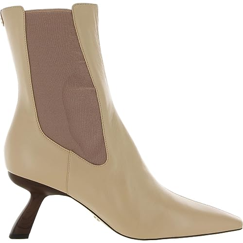 Sam Edelman Sammie Green Leather Pointed Toe Spool Heel Pull On Ankle Boots2