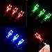 DZHONGD Lighted Nocks for Arrows with .166/G, .204/X, .233/H, .244/S and .246/GT, Archery Lighted nocks (6 Pack)