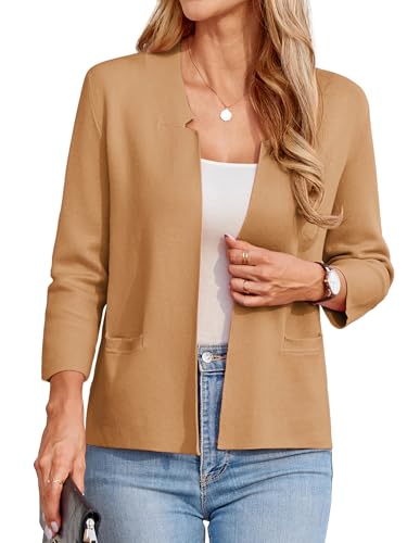 Image of GRACE KARIN 3 /4 Sleeve Sweater Blazer Jackets for Women Business Casual