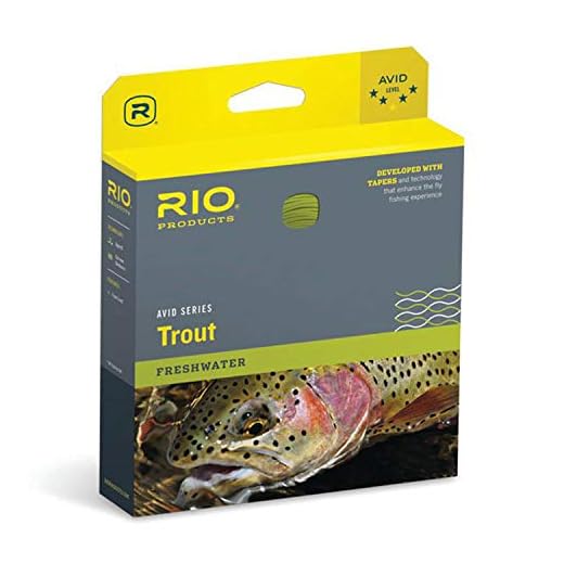 RIO Products Fly Line Avid Trout Wf5F Pale Yellow, Pale-Yellow