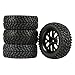 FITYLE 12 Millimetri Hex RC Anteriore Posteriore e Pneumatici Ruote Set per Wltoys 144001 1/14 1/18 1/16 Monster Truck off-Strada di Accessori di Ricambio