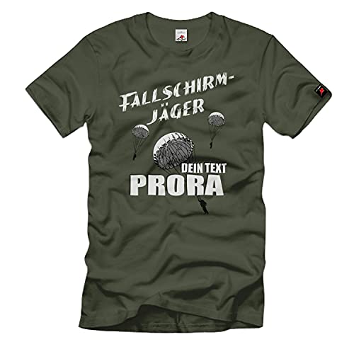 T-shirt Prora NVA DDR personnalisé honorez votre année de parachute avec ce haut olive S