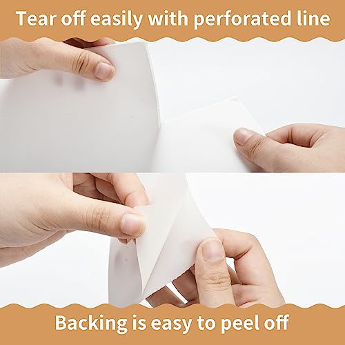 Thermal Direct Labels, 4"x6" Fanfold Thermal Label Printer Paper, Thermal Shipping Label Compatible with Zebra, MUNBYN and Rollo, Permanent Adhesive (500 Labels) image 7