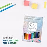 1ABOVE 20 Colouring Pencils - Assorted Colours, wooden colouring pencils, Pre sharpened, Colour Therapy Colouring Pencil,A Must-Have for All Kids Arts & Crafts Sets - Image 4