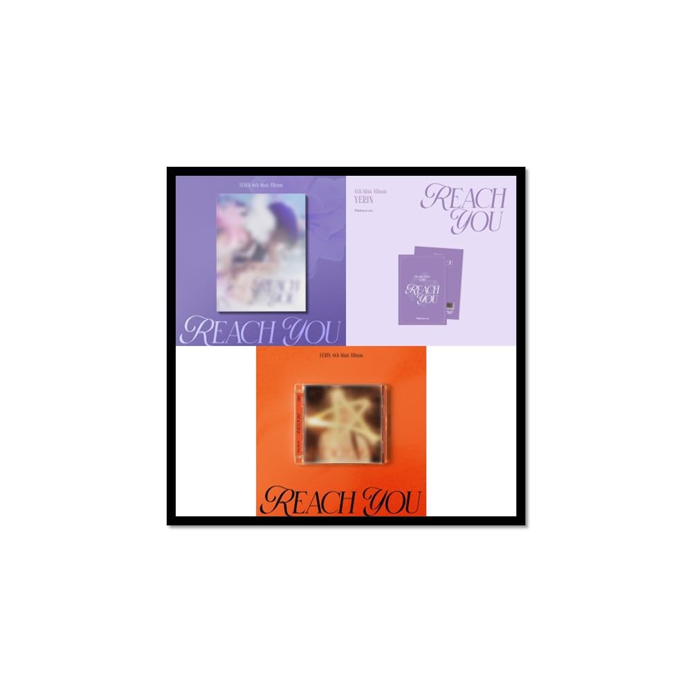 YERIN REACH YOU - Juego de 3 (Digipak + estuche de joyería + versión de plataforma)] 4º mini álbum