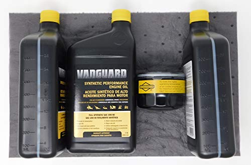 Briggs & Stratton 15W-50 (3 Quarts) Full Synthetic Vanguard Engine Oil Change Kit - Thumbnail 3