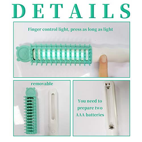 Pet Deodorization Combing Stick Brush,Dog Grooming Brush Cat Soothing Massage Comb for Small Medium Pet,Dog/Cat… - Image 4