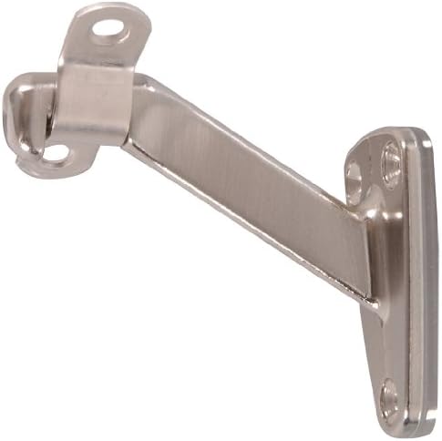 Hillman Hardware Essentials 852260 Handrail Bracket, Heavy Duty, Satin Nickel image 3