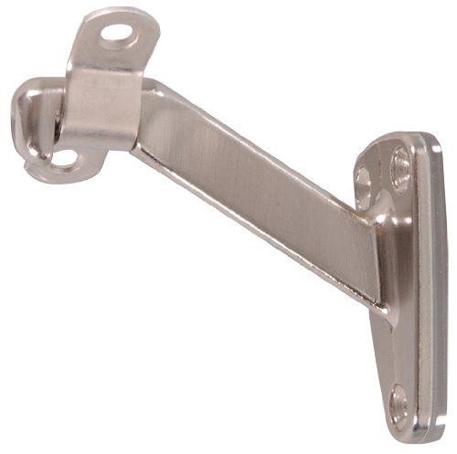 Hillman Hardware Essentials 852260 Handrail Bracket, Heavy Duty, Satin Nickel