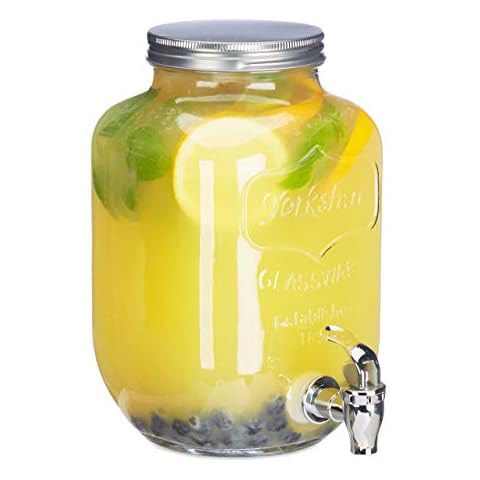 Dispensador de bebidas con grifo Relaxdays Vintage Cover