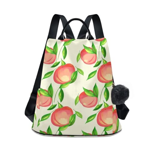 Sac à dos antivol dos femme beige mignon pour éviter les vols en transport