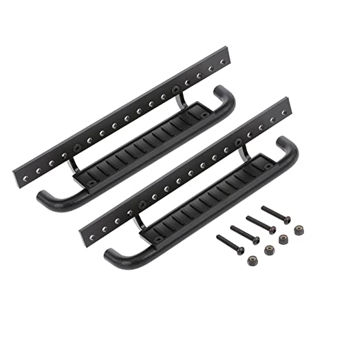 Lerpwige 2 peças simuladas de metal para carro escada lateral 1/10 carro para escalada modelo D90 pe