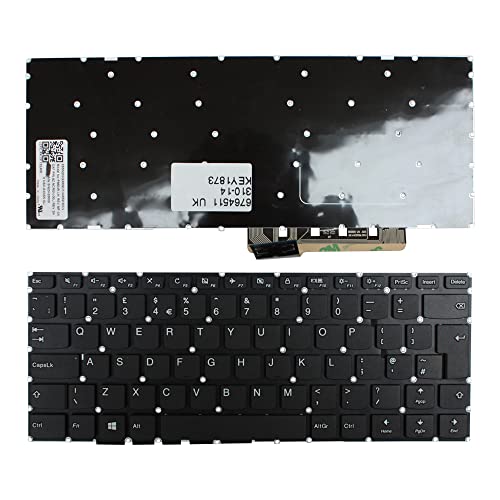 Clavier Lenovo 9Z.NCRSN.00U Power4Laptops noir ordinateur portable UK de remplacement