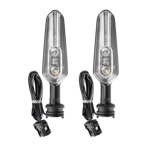 Clignotants de moto pour Yamaha MT-07 MT-09 Tracer 7 YZF-R1 R6 avec 3 fils lentille transparente