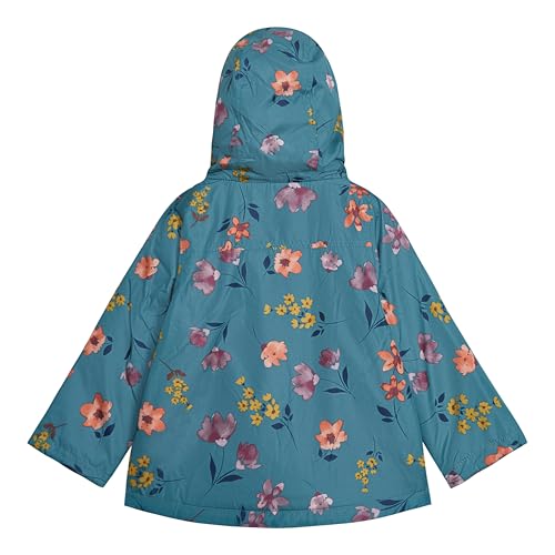 Carter's Toddler & Little Girls' Lightweight Fleece Lined Hooded Raincoat Rain Jacket3