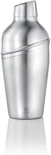 Leopold Vienna 3-Piece Cocktail Shaker, 500ml IN233012, Inoxidable, Silver, 8.6999999999999993 x 8.6999999999999993 x 19.600000000000001 cm