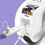 Handheld Sewing Machine Dual Speed Hand Held Sewing Machine Small Sewing Machine for Beginners Adults Diy Home(White)