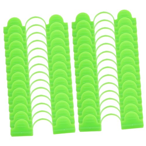 BESPORTBLE 50stücke Pack Gartenklammern Gewächshausklammern Kunststoff Winddichte Clips Für Gewächshausfolie Thermische Folienbefestigungsklammern