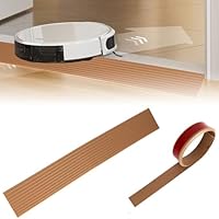 Umllpet Türschwellenrampe, 90x5x1CM PVC-Schwellenrampe saugroboter, Übergangsprofil mit Kleberückseite, Tragbare Selbstklebend Bordsteinrampe für Fahrrad, Rollstuhl, Kinderwagen, Rollator, Scooter