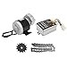 Tbest 12V 350W Geared Motor, Electric Motor Kit 12V 500W Brushed Controller 13T Gear 38 Links Chain Kit for Electric Tricycles
