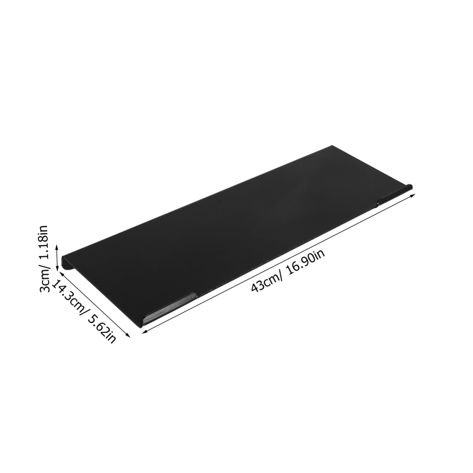 TEHAUX Acrylic Keyboard Display Holder 2 -Shape Non- Ergonomic Desk Keyboard Stand Perfect for Pc Setup