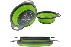 Learja Collapsible Colander Set - Space-Saving Kitchen Essential